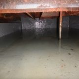 某工場小型排水処理タンク漏水補修工事を行いました。 | 防食・特殊防水事業
