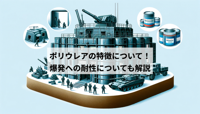 ポリウレアの特徴について！爆発への耐性についても解説 | 防食・特殊防水事業