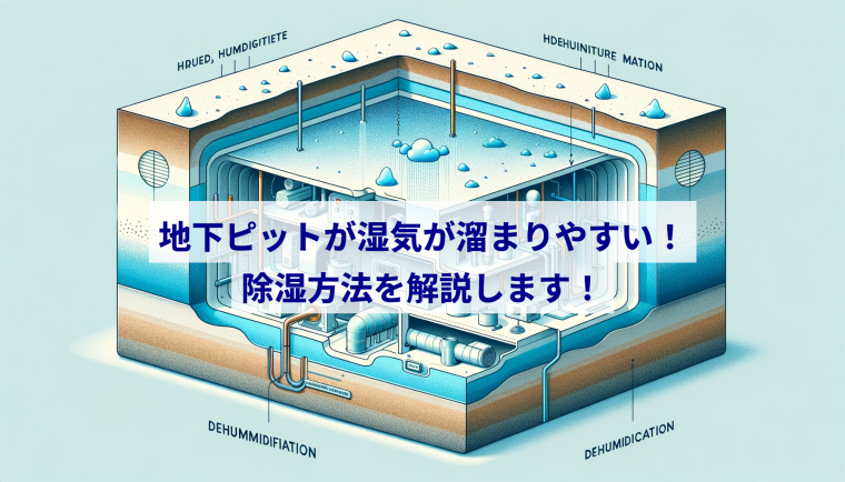 地下ピットは湿気が溜まりやすい！除湿方法を解説します！ | 防食・特殊防水事業